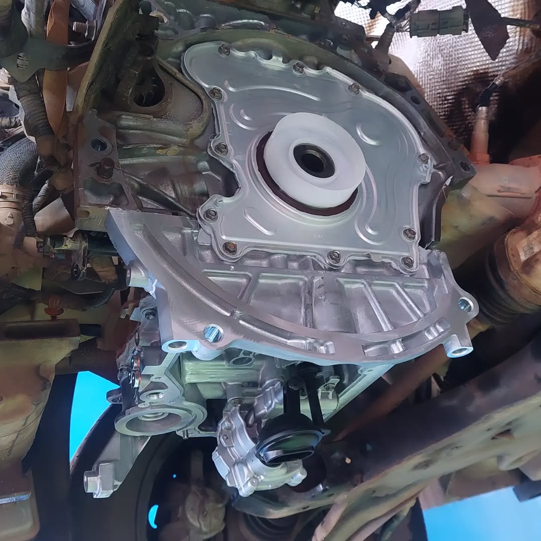 Motor em montagem